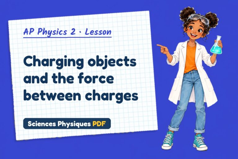 Coulomb’s law notes and lesson for AP Physics 2 (free PDF download)