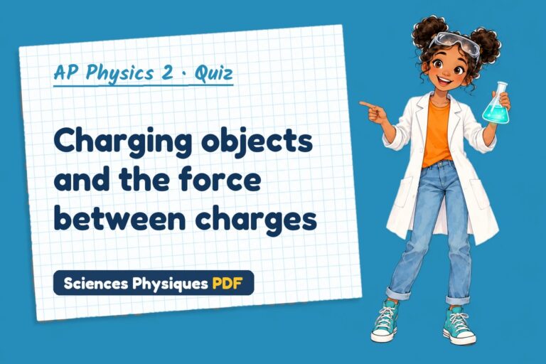 Coulomb’s law quiz for AP Physics 2: 10 questions with answers