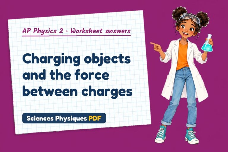 Coulomb’s law worksheet answers for AP Physics 2 (free PDF download)