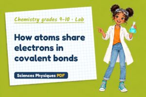 How atoms share electrons in covalent bonds