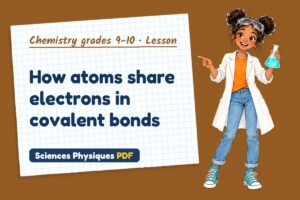 How atoms share electrons in covalent bonds