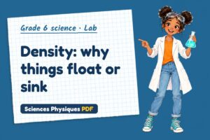 Density: why things float or sink