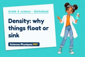 Density: why things float or sink