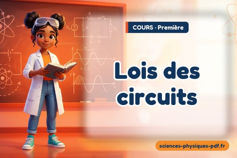 Lois des circuits : cours de sciences physiques en première – PDF gratuit à télécharger et imprimer