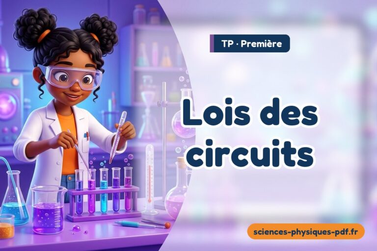 Lois des circuits : TP de sciences physiques en première – PDF gratuit à télécharger et imprimer