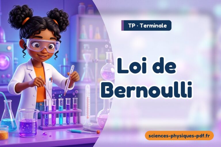 Loi de Bernoulli : TP de sciences physiques en terminale – PDF gratuit à télécharger et imprimer