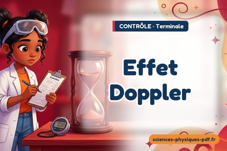 Effet Doppler : contrôle de sciences physiques en terminale – PDF gratuit à télécharger et imprimer