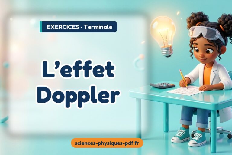 L’effet Doppler : exercices de sciences physiques en terminale – PDF gratuit à télécharger et imprimer