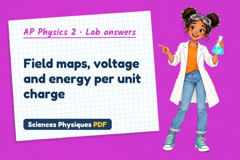 Electric field lab answers for AP Physics 2 (free PDF download)