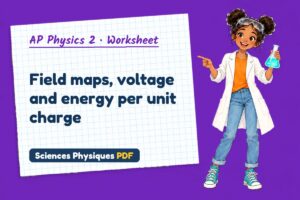 Field maps, voltage and energy per unit charge