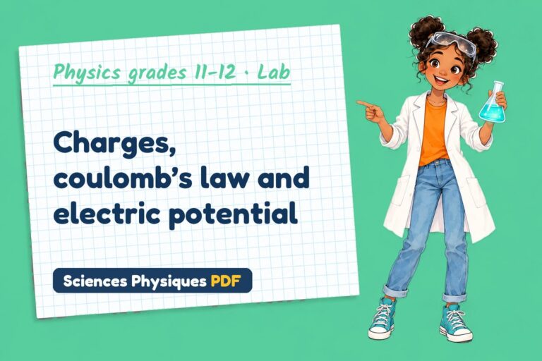 Electric field lab for A Level physics: practical with sample results (free PDF download)