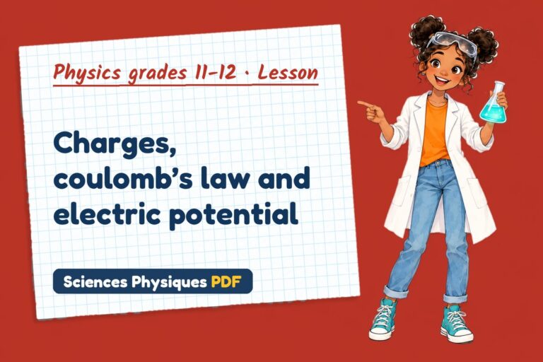 Electric field notes and lesson for A Level physics (free PDF download)