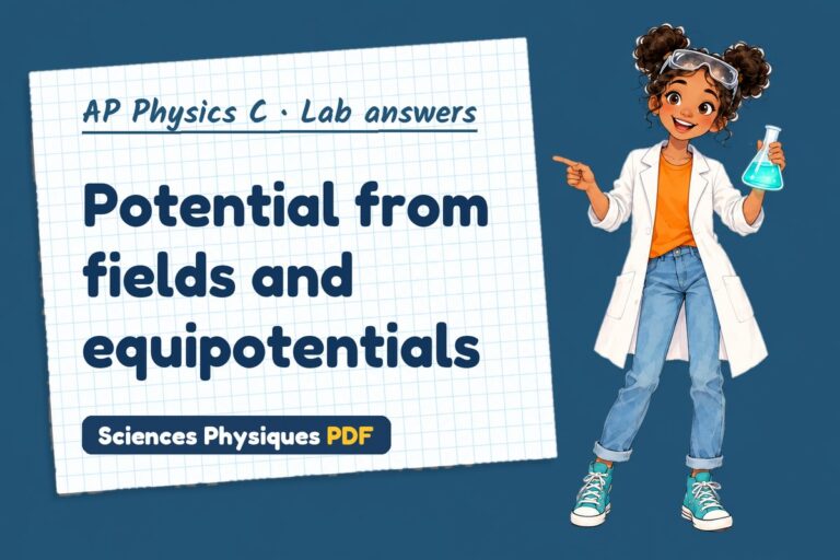 Electric potential lab answers for AP Physics C (free PDF download)