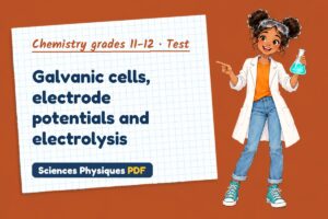 Galvanic cells, electrode potentials and electrolysis