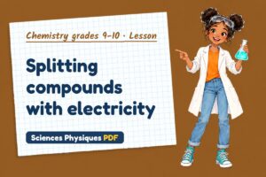 Splitting compounds with electricity