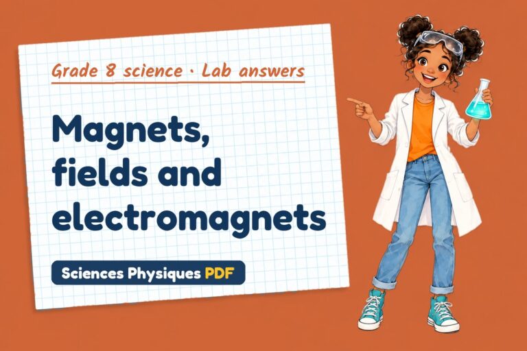 Electromagnet lab answers for grade 8 science (free PDF download)