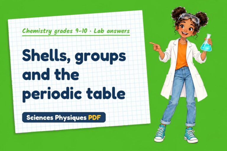 Electron arrangement lab answers for GCSE chemistry (free PDF download)