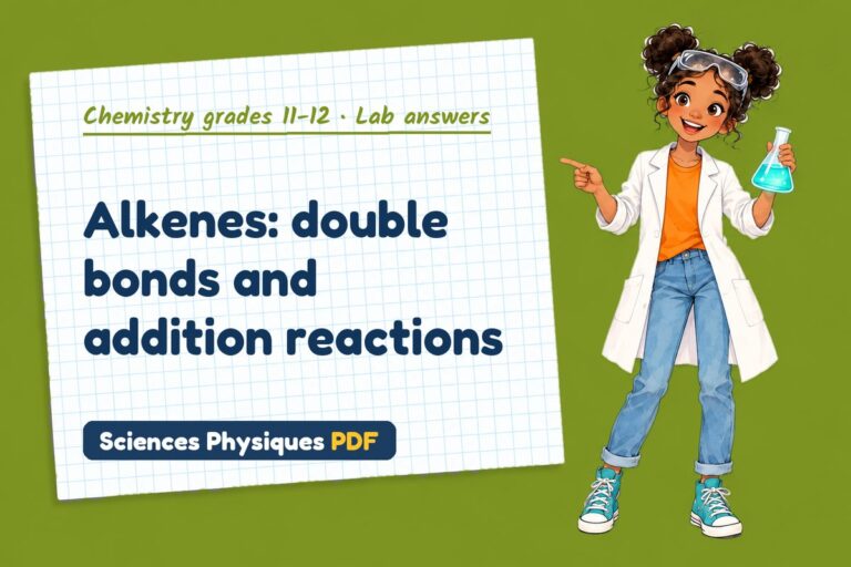 Electrophilic addition lab answers for A Level chemistry (free PDF download)
