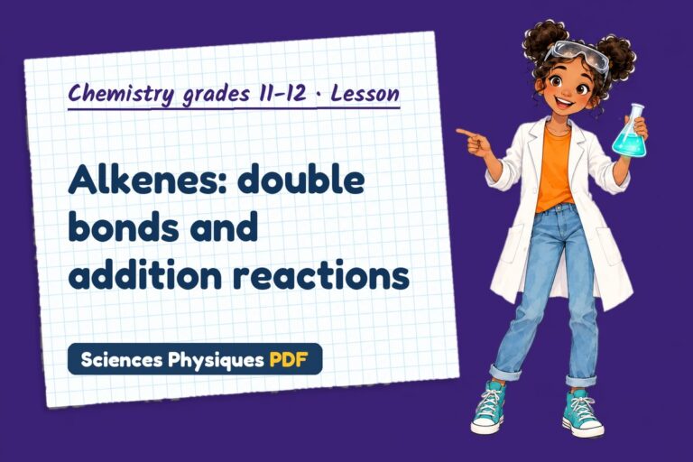 Electrophilic addition notes and lesson for A Level chemistry (free PDF download)