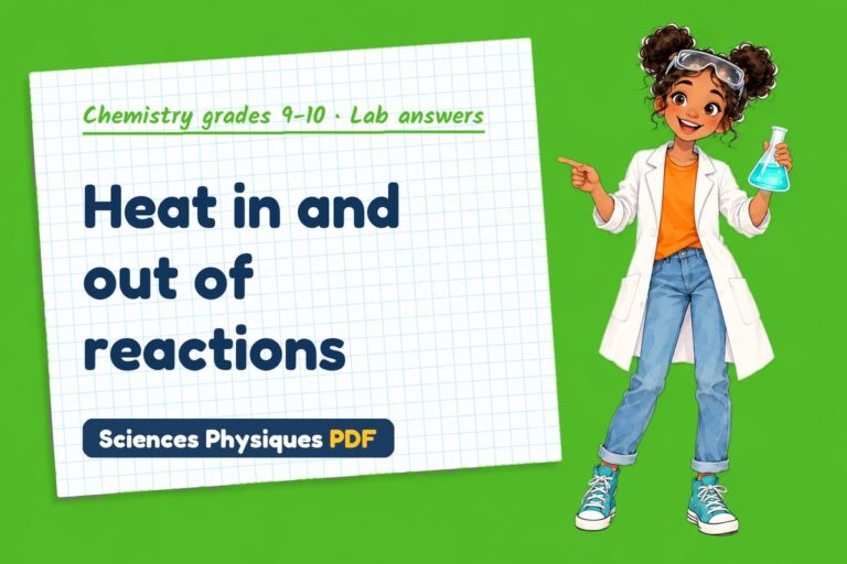 Energy changes lab answers for GCSE chemistry (free PDF download)