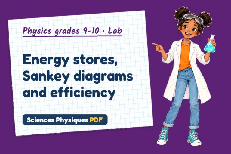 Energy efficiency lab for GCSE physics: practical with sample results (free PDF download)