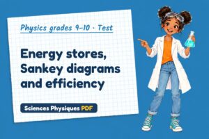 Energy stores, Sankey diagrams and efficiency