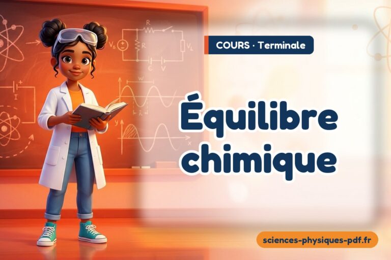 Équilibre chimique : cours de sciences physiques en terminale – PDF gratuit à télécharger et imprimer