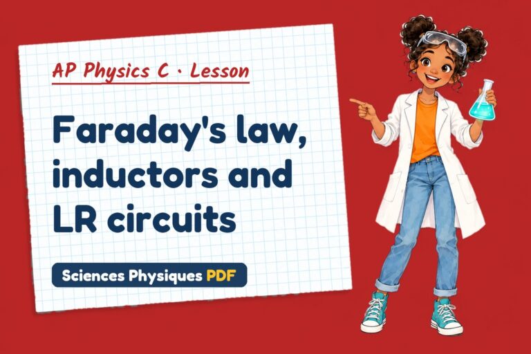 Faraday’s law notes and lesson for AP Physics C (free PDF download)