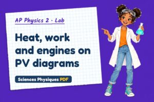Heat, work and engines on PV diagrams
