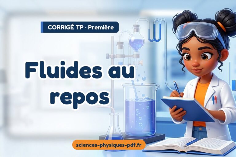 Fluides au repos : corrigé du TP de sciences physiques première – PDF gratuit à télécharger et imprimer