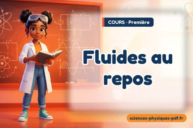Fluides au repos : cours de sciences physiques en première – PDF gratuit à télécharger et imprimer