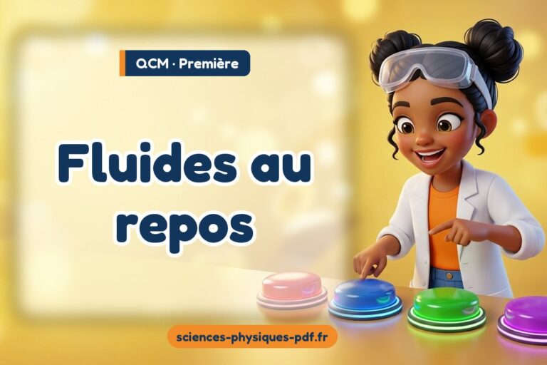 Fluides au repos : QCM de sciences physiques en première