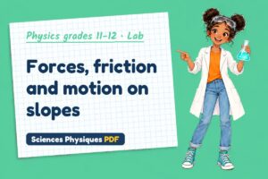 Forces, friction and motion on slopes