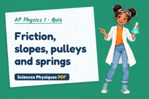 Friction, slopes, pulleys and springs