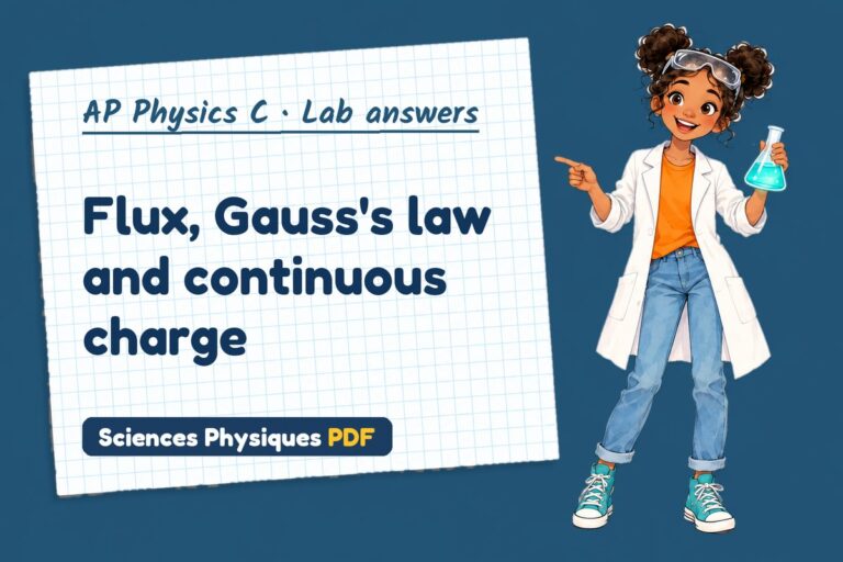 Gauss’s law lab answers for AP Physics C (free PDF download)
