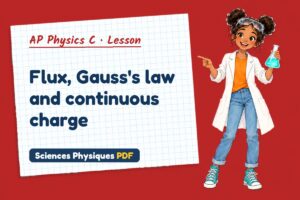 Flux, Gauss's law and continuous charge