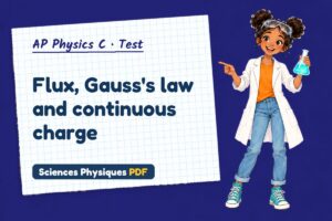 Flux, Gauss's law and continuous charge