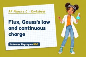 Flux, Gauss's law and continuous charge