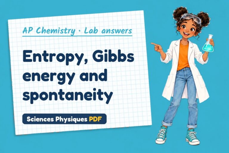 Gibbs free energy lab answers for AP Chemistry (free PDF download)