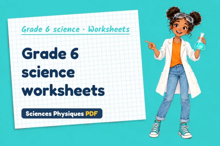 Grade 6 science worksheets with answers (free PDF download)