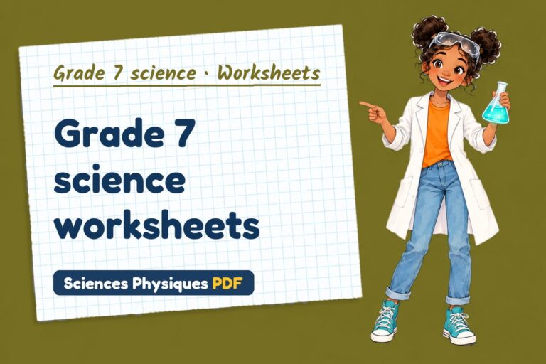 Grade 7 science worksheets with answers (free PDF download)