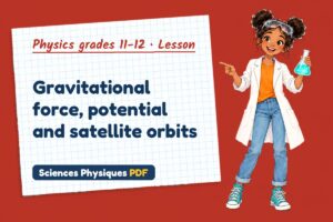 Gravitational force, potential and satellite orbits
