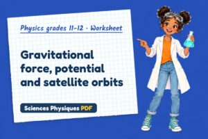 Gravitational force, potential and satellite orbits