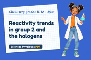 Reactivity trends in group 2 and the halogens