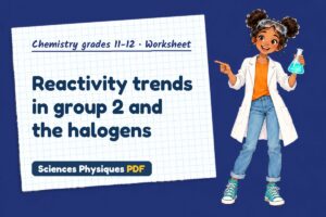 Reactivity trends in group 2 and the halogens