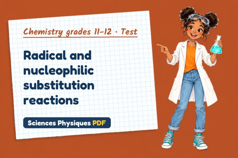 Halogenoalkanes test with answers for A Level chemistry (free PDF download)