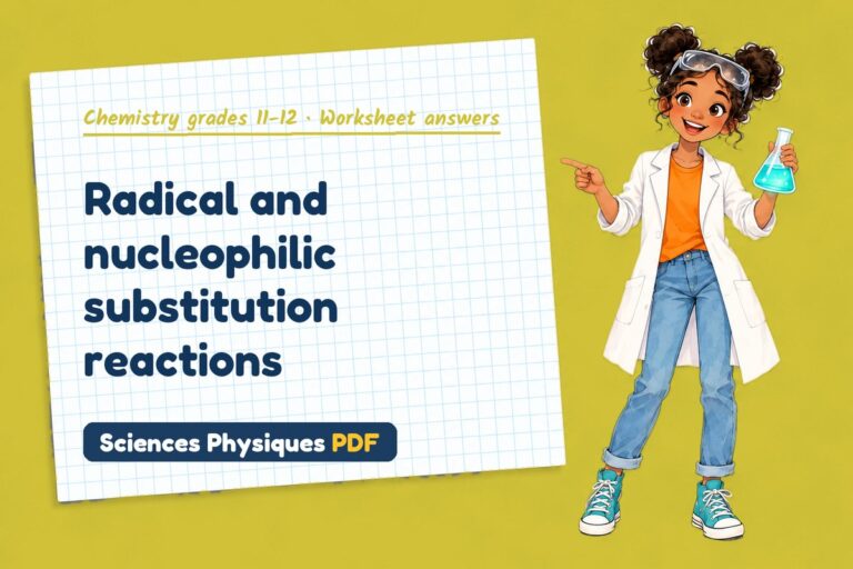 Halogenoalkanes worksheet answers for A Level chemistry (free PDF download)