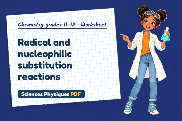 Halogenoalkanes worksheet with answers for A Level chemistry (free PDF download)