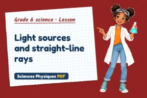 Light sources and straight-line rays