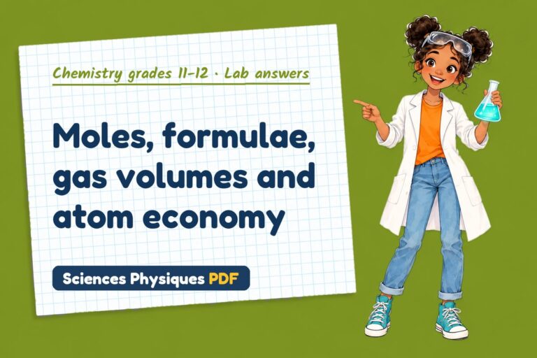 Ideal gas equation lab answers for A Level chemistry (free PDF download)